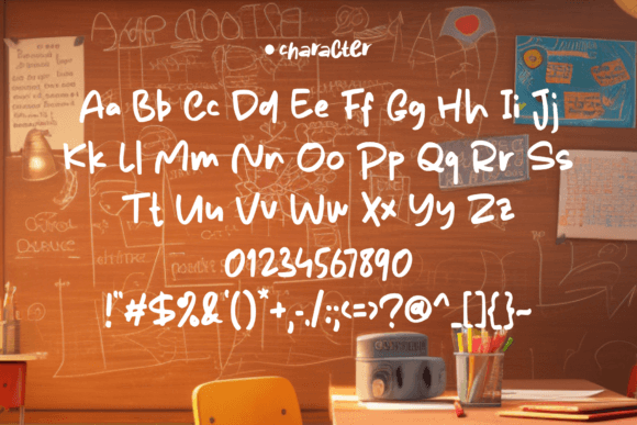 Casual Sketchy Font - Preview 1