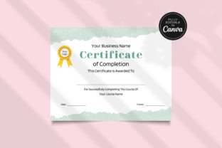 Employee Canva Certificate Template Graphic by SnapyBiz · Creative Fabrica
