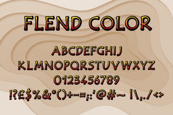 Flend Font - Preview 1