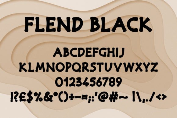Flend Font - Preview 2
