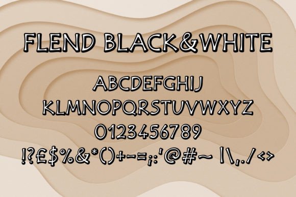 Flend Font - Preview 3