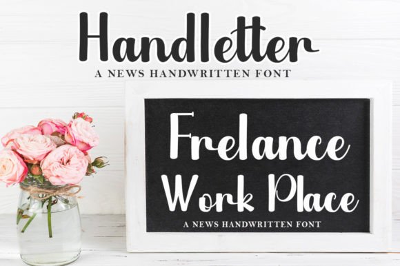 Hand Letter Font - Preview 1