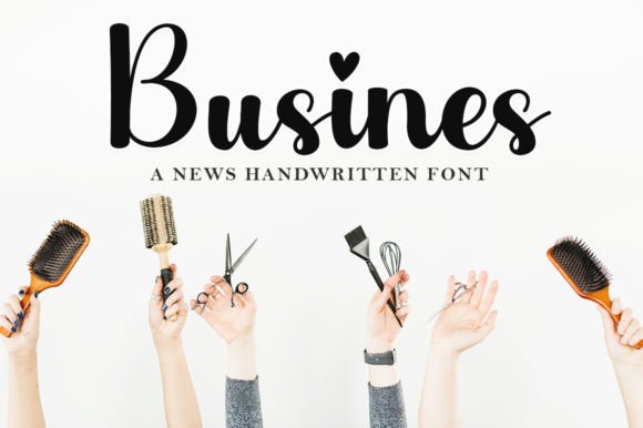 Hand Letter Font - Preview 3