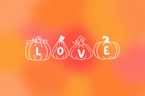 Pumpkin Love Font font preview - 1