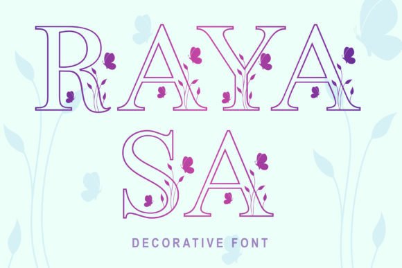 Rayasa Font PNG with transparent background - Preview 1