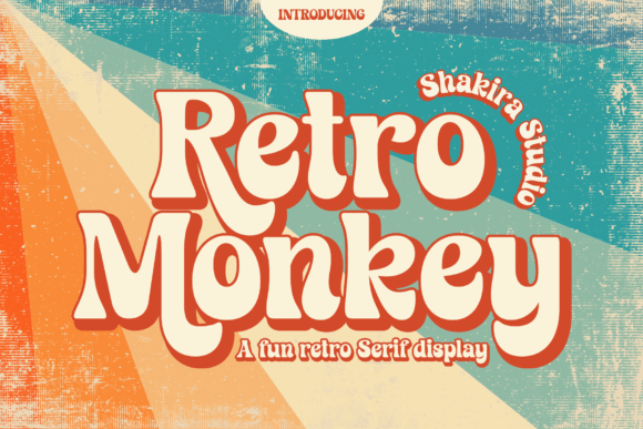 Retro Monkey Serif Font By Shakira Studio