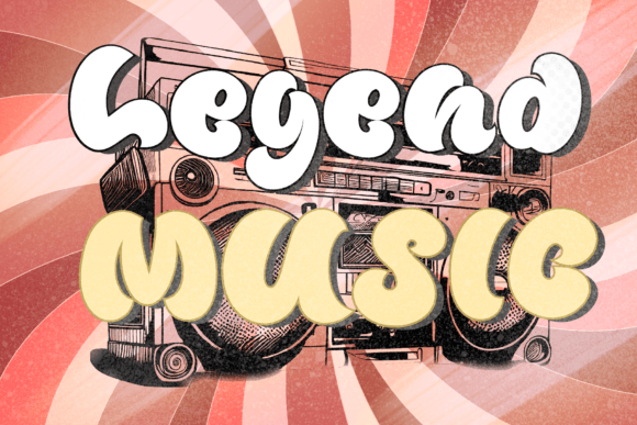 Retro Child Font PNG with transparent background - Preview 3
