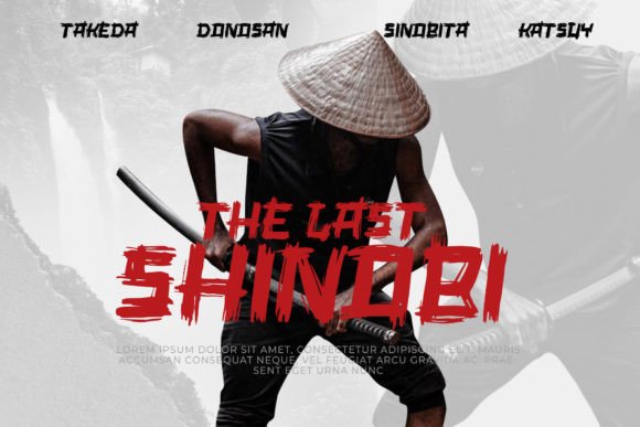 Sankyu Font PNG with transparent background - Preview 2