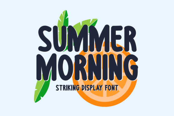 Summer Morning Display Font By Seemly Fonts
