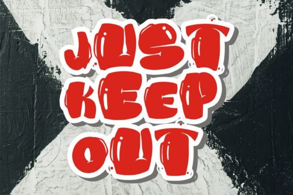 Groovy Bubble Font - Preview 1