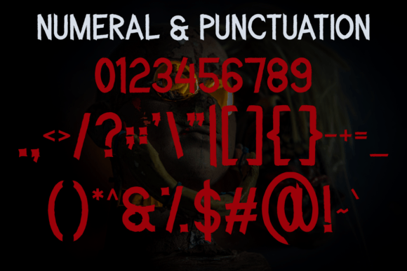 Abyzou Font PNG with transparent background - Preview 3