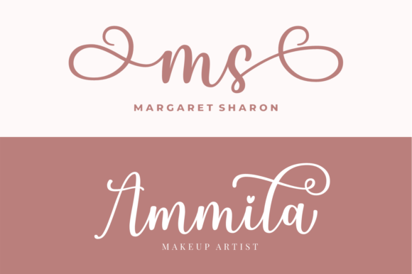 Anggie Manish Font PNG with transparent background - Preview 4