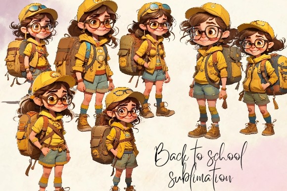 Back to School Clip Art Graphic by Awesome Graphics · Creative Fabrica