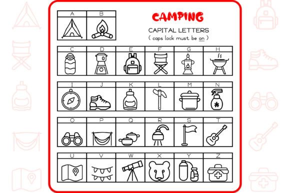 Camping Font - Preview 1