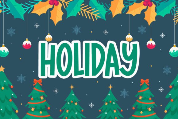 Christmas Font - Preview 1