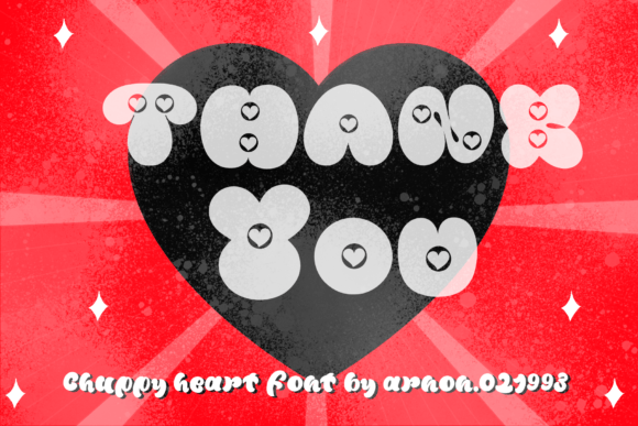 Chuppy Heart Font - Preview 6