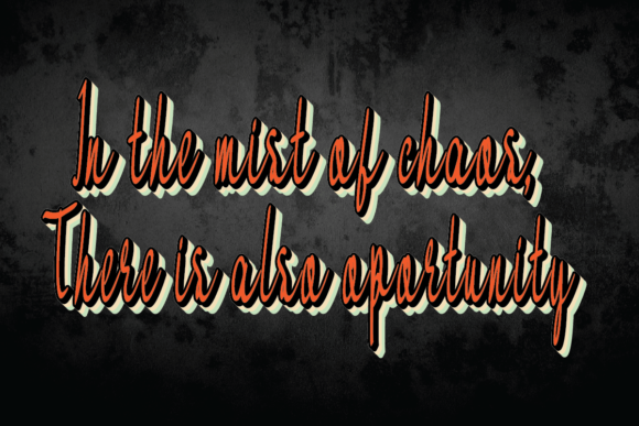 Continous Roll Font - Preview 1