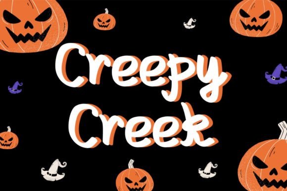 Creepy Creek Font - Preview 4
