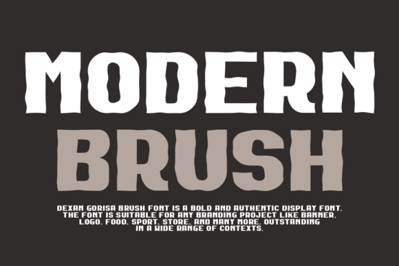 Dexan Gorisa Brush Font - Preview 2