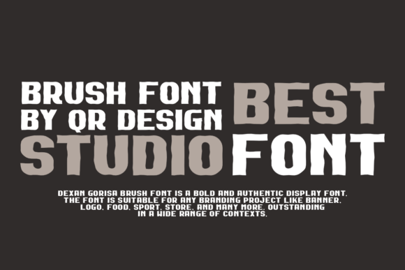 Dexan Gorisa Brush Font - Preview 3