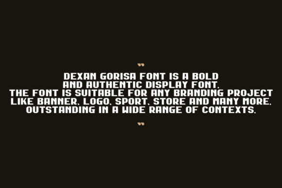 Dexan Gorisa Font - Preview 6