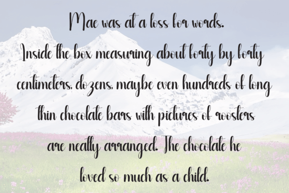 Honeymoon Font - Preview 5