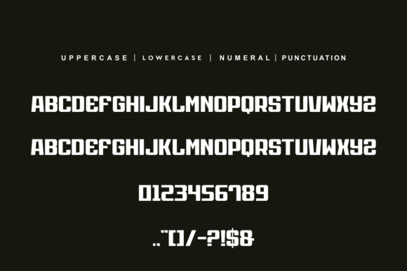Kolas Gepolar Font PNG with transparent background - Preview 4