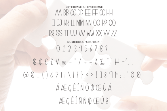 Matching Font PNG with transparent background - Preview 6