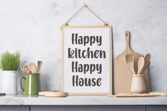 Mommy Kitchen Font PNG with transparent background - Preview 1