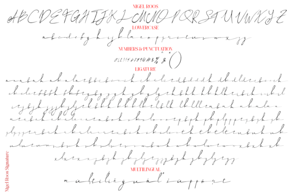 Nigel Roos Font PNG with transparent background - Preview 1