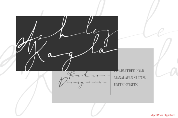 Nigel Roos Font PNG with transparent background - Preview 5