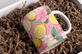 Pink Lemon Digital Paper Pack Graphic by Paper & Pattern Studio ...