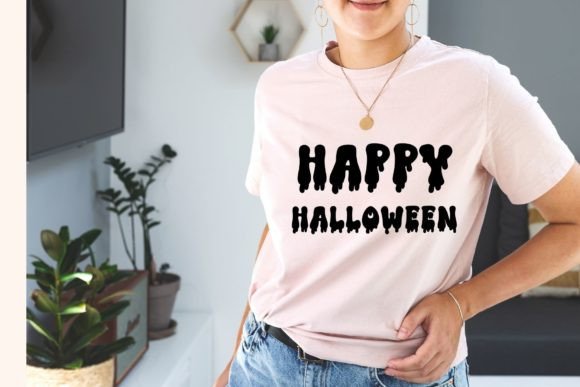 Retro Drip Font PNG with transparent background - Preview 1