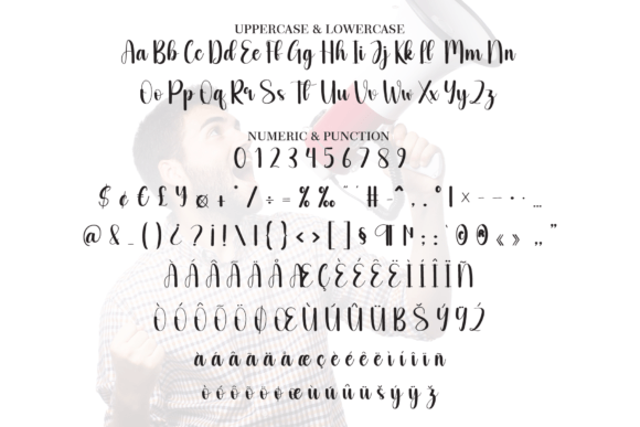 Shout Font PNG with transparent background - Preview 6