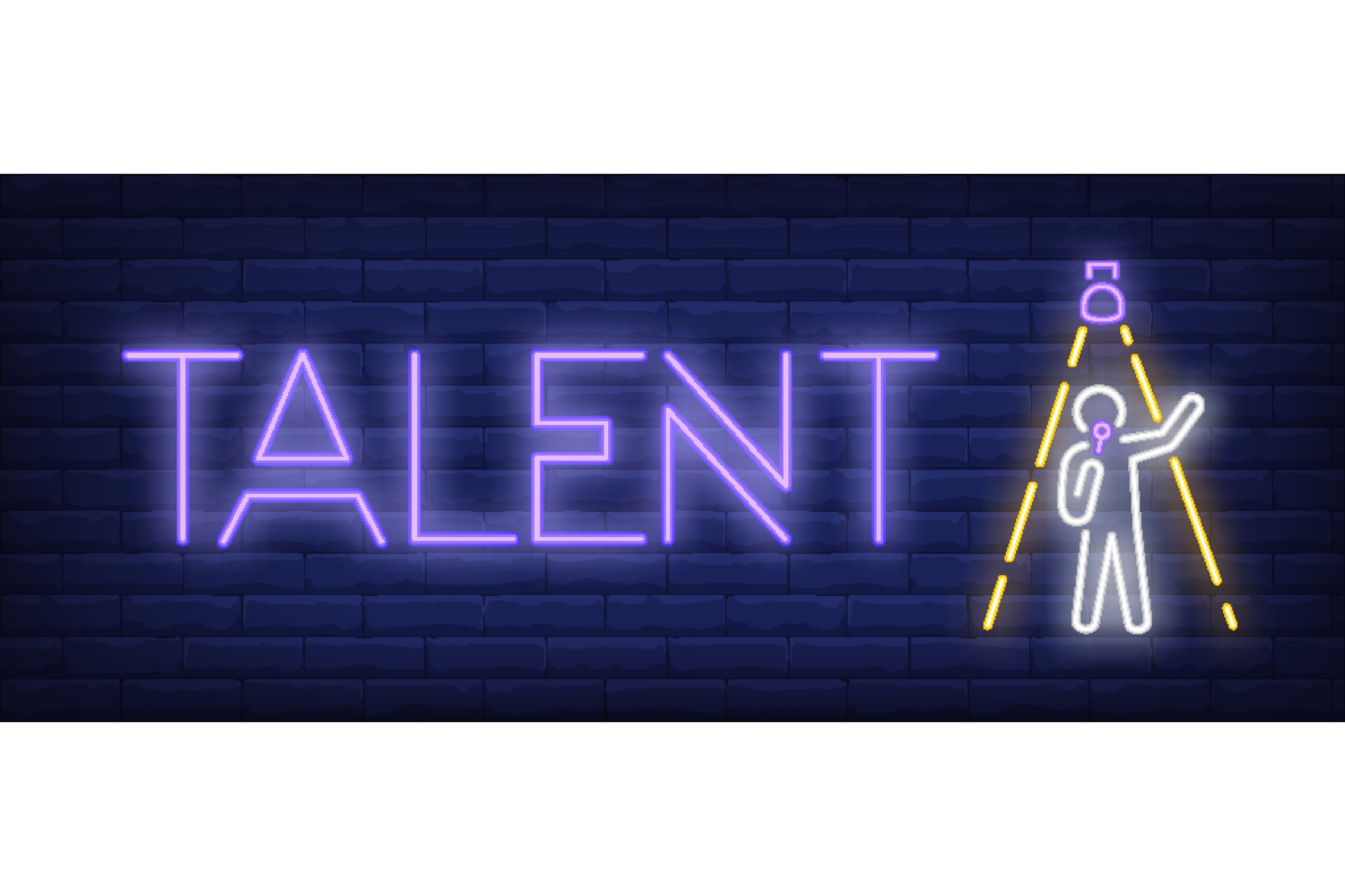 Writing Sign Singer Talent Neon Sign. Singer with Microphone Graphic by pch.vector ...