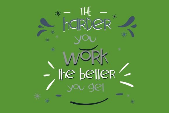 A Dorky Print Font - Preview 3
