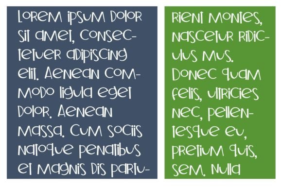 A Dorky Print Font - Preview 4