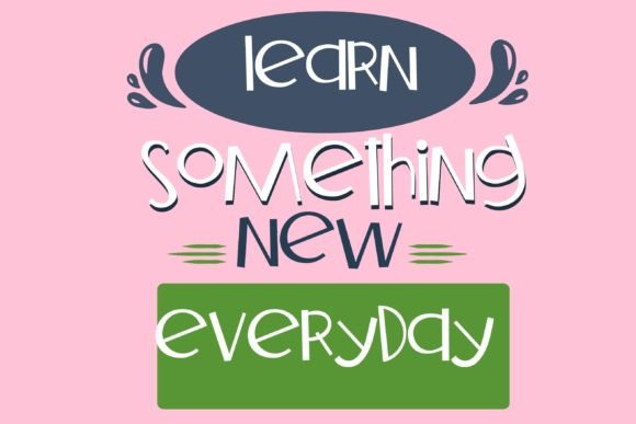 A Dorky Print Font - Preview 6