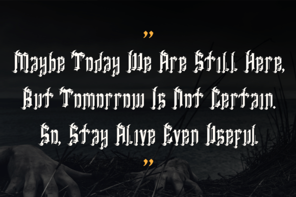 Black Gorjy Font - Preview 1