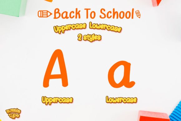 Back to School Font - Preview 1