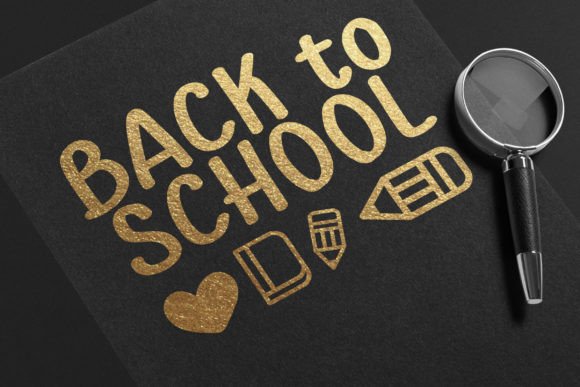 Back to School Font - Preview 2