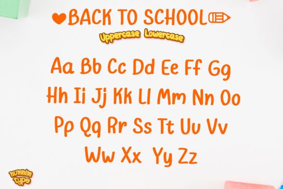Back to School Font - Preview 5