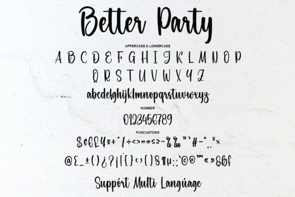Better Party Font - Preview 5