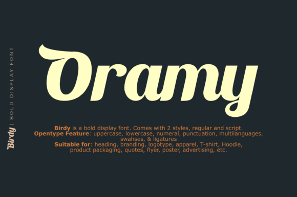 Birdy Font - Preview 1