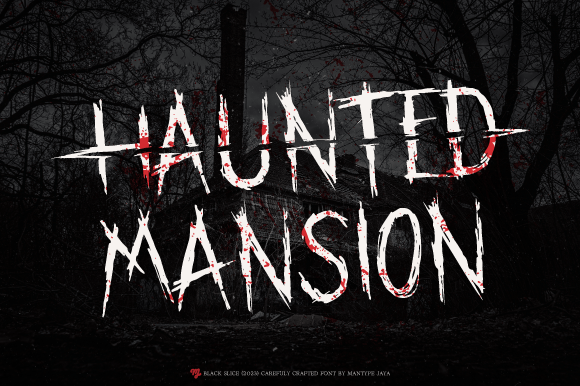 Black Slice Font - Preview 4