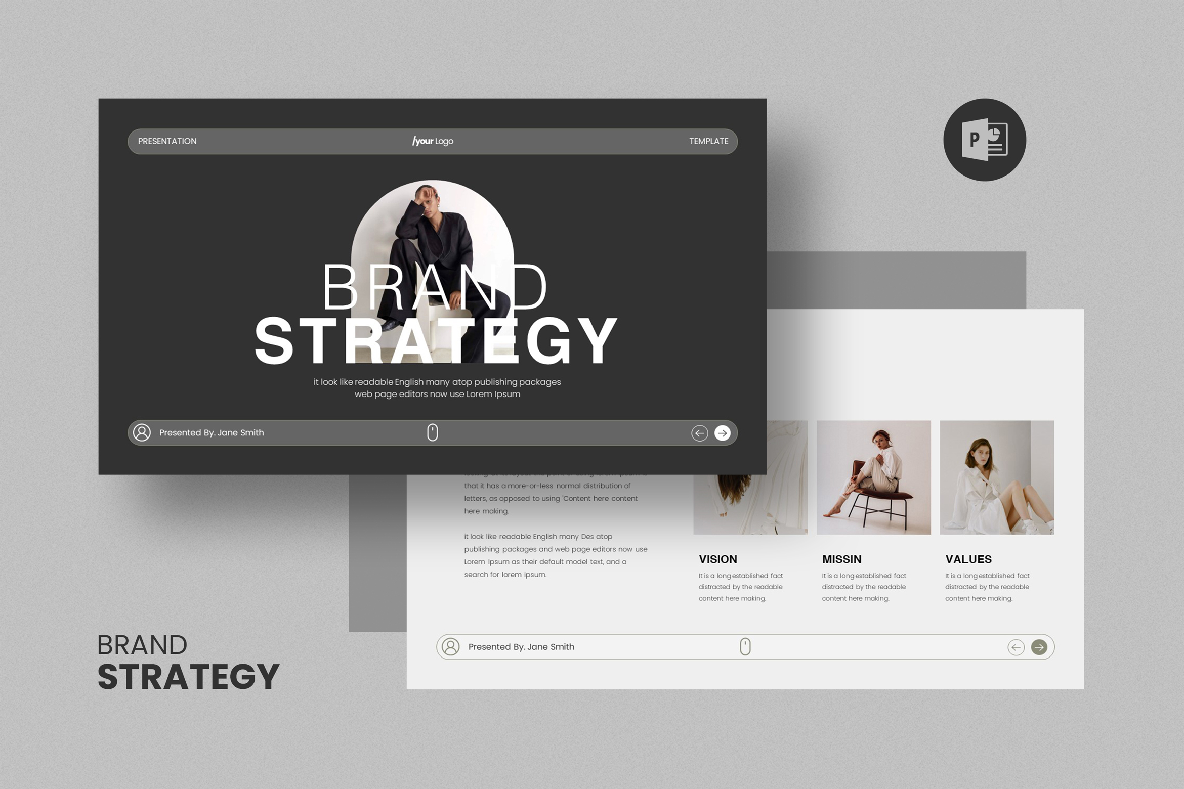 Brand Strategy PowerPoint Template Graphic by CreativeSlides · Creative ...