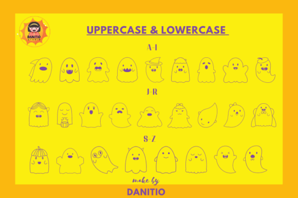 Cute Ghost Font - Preview 1