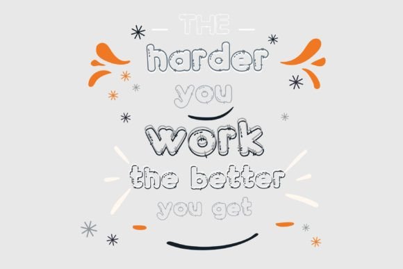 Fatstock Stitch Font - Preview 2