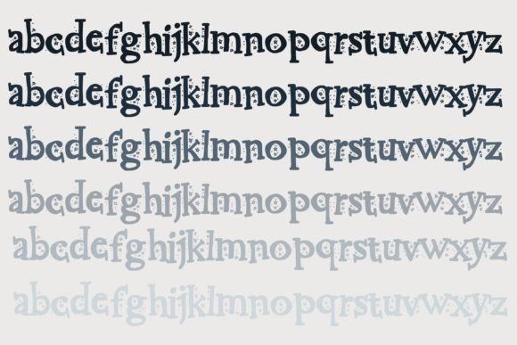 Flowerbrain Font PNG with transparent background - Preview 4