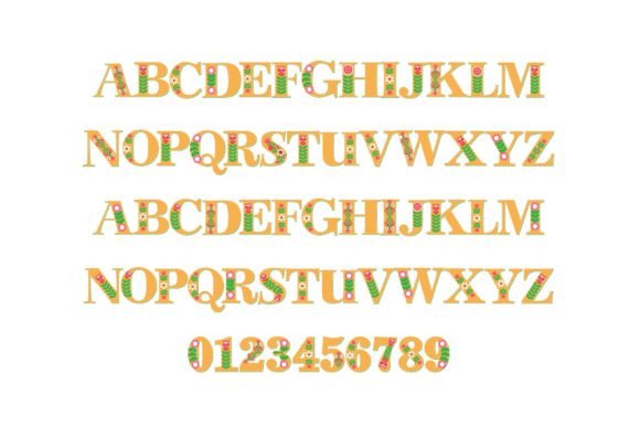 Folksy Summer Font PNG with transparent background - Preview 1
